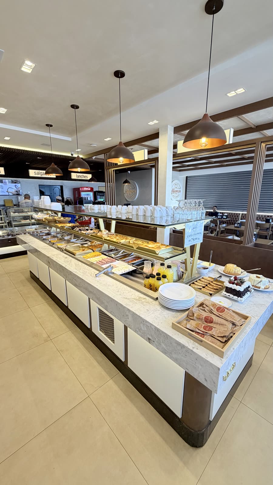 Buffet de café colonial